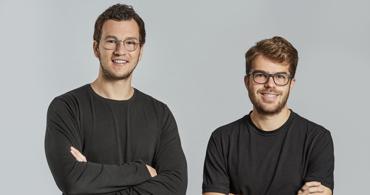 Brex founders, Pedro and Henrique.