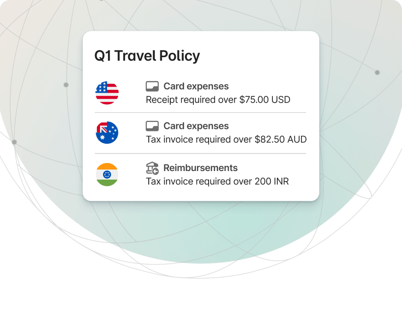 Travel policy