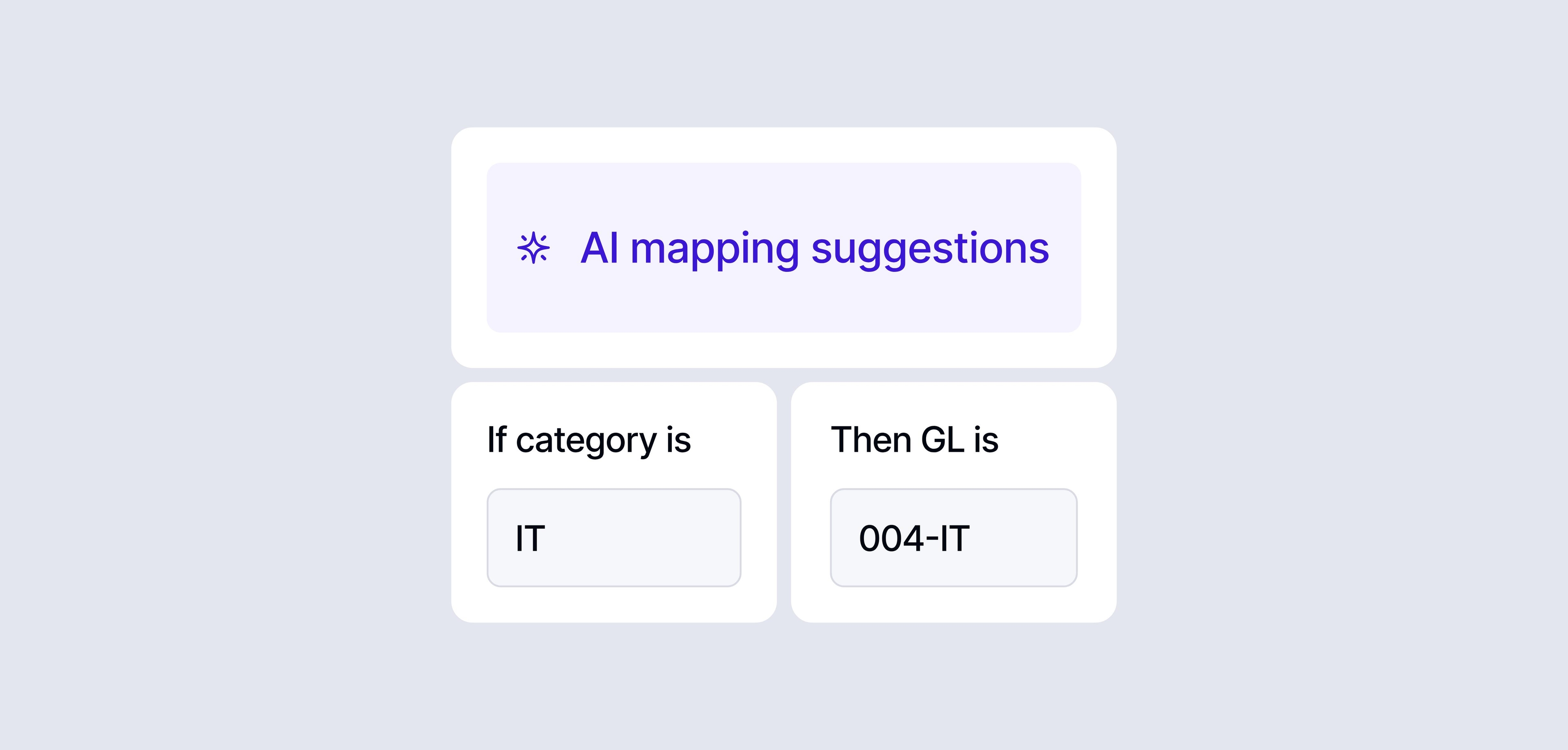UI of AI reading an invoice