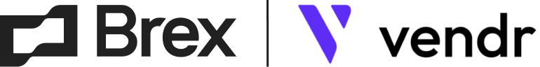 Brex/vendr lockup