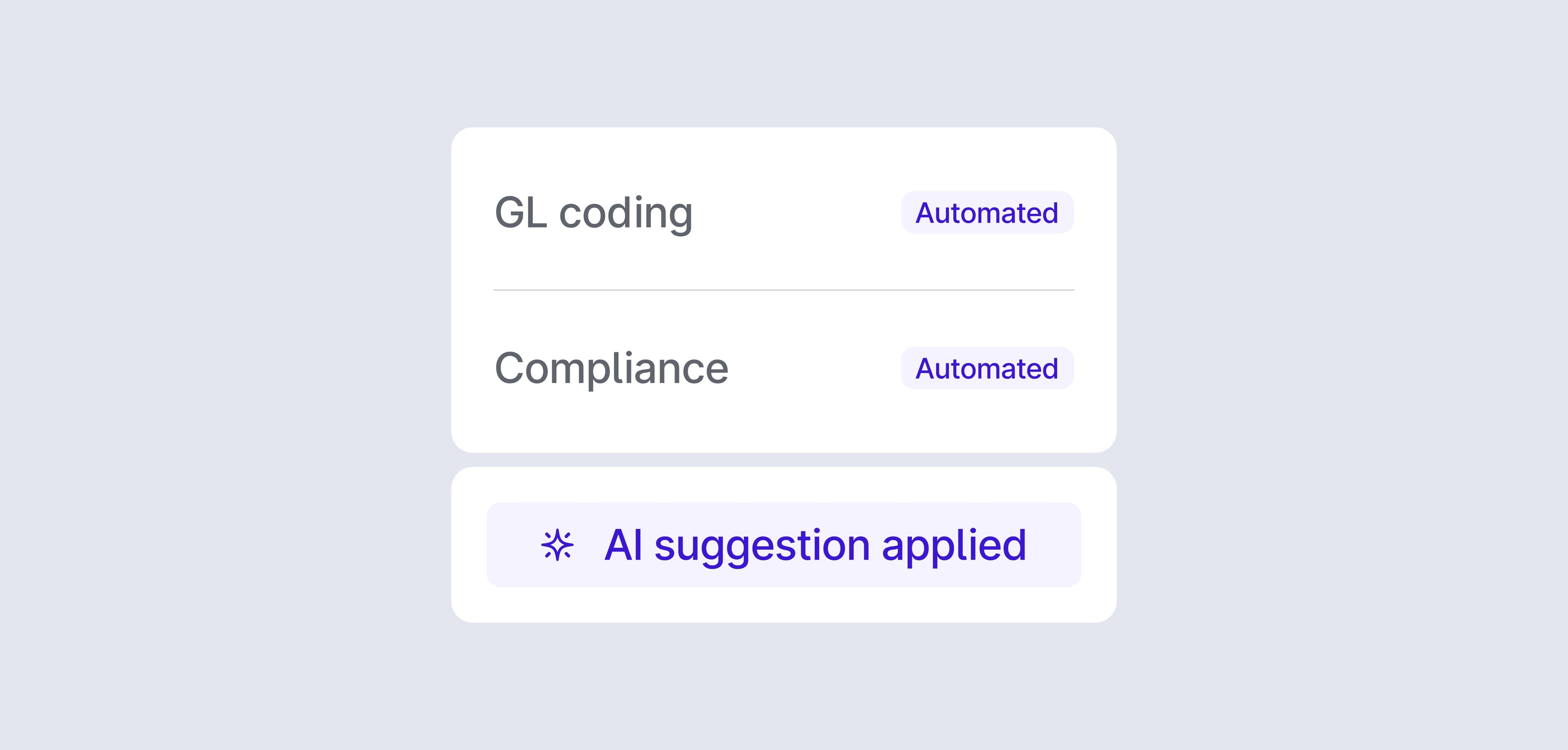 UI of AI auto-mapping