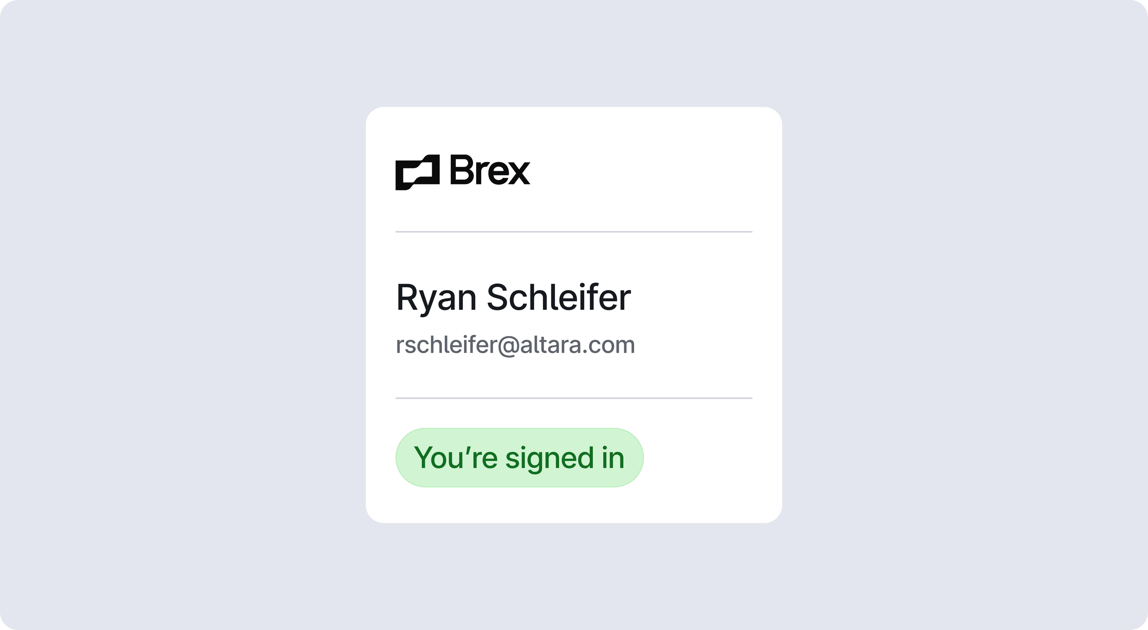 Stay signed in