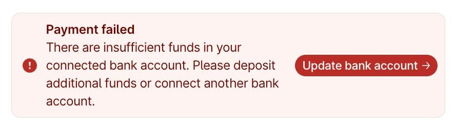 HC - Reimbursement Failed 02