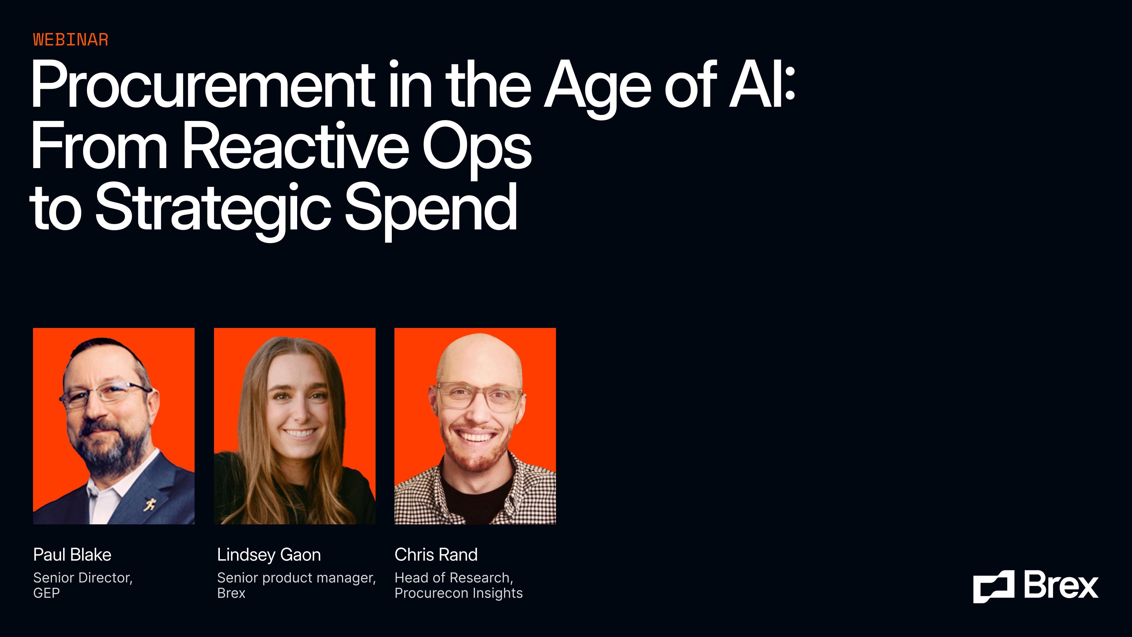 Procurecon AI webinar